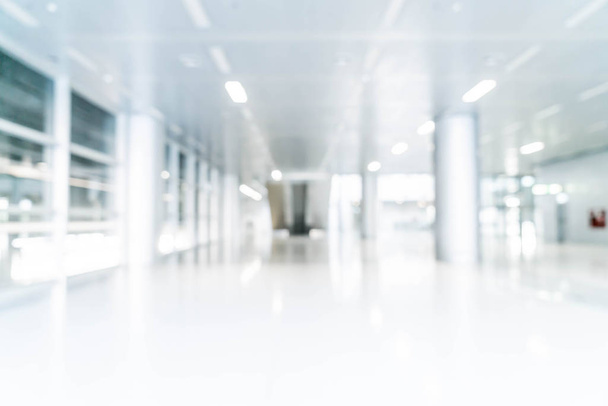 abstract blur and defocused in empty office building with glass  - Zdjęcie, obraz