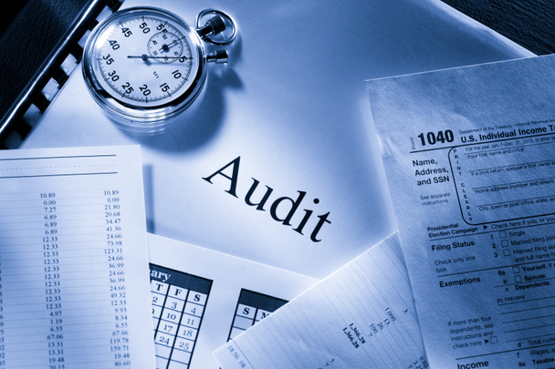 Operating budget, calendar, compass and audit - Photo, Image