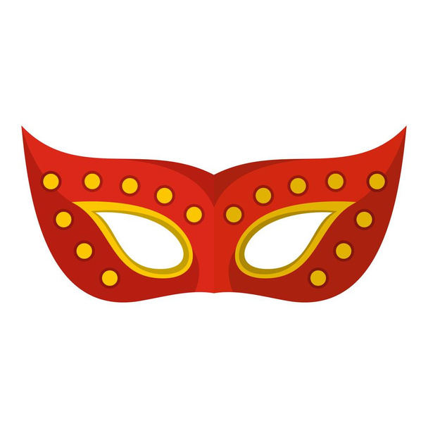 Face mask icon, flat style - ベクター画像