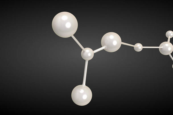 3D rendering molecuul - Foto, afbeelding