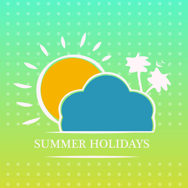 Illustration of background for Summer Season - Vector, Image