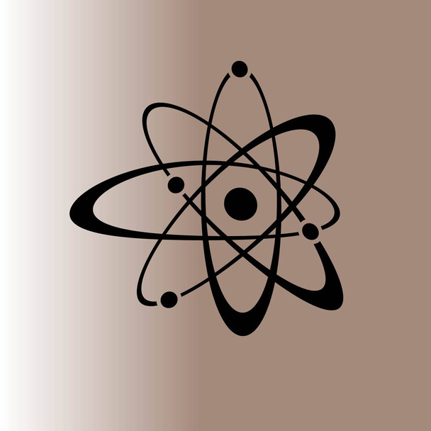 Icône web signe atome, illustration vectorielle
 - Vecteur, image