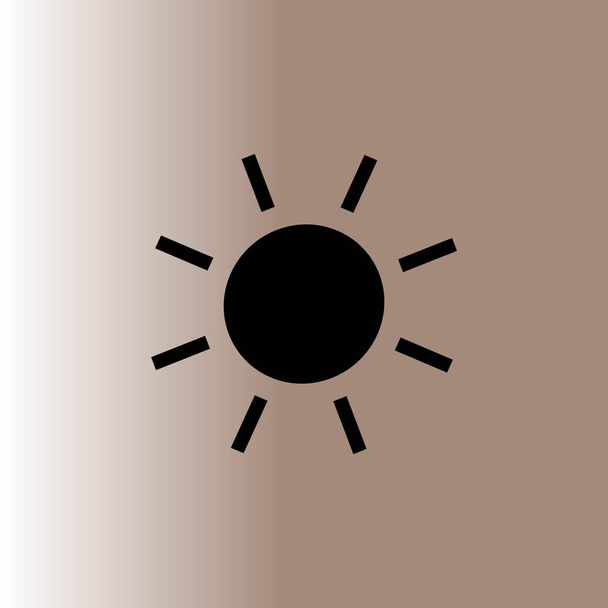 Sun web ikony, vektorové ilustrace - Vektor, obrázek