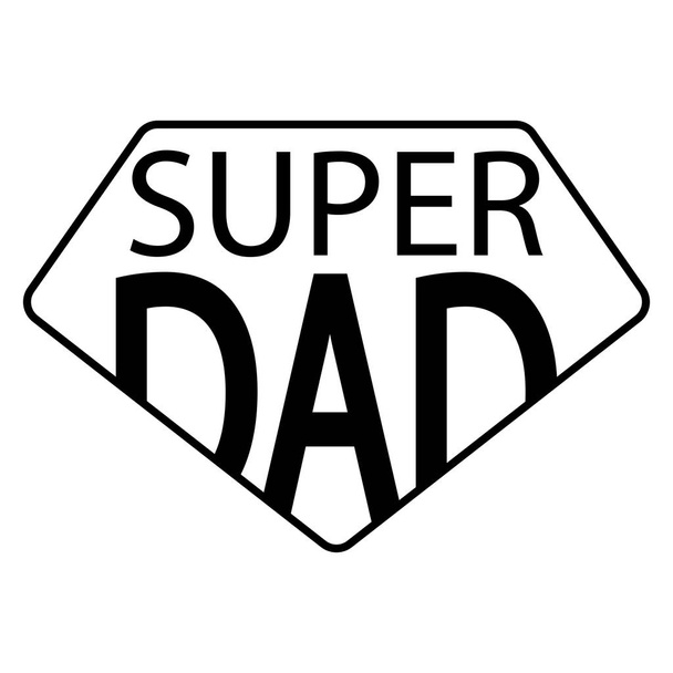 Abstract Super Dad - Vektori, kuva