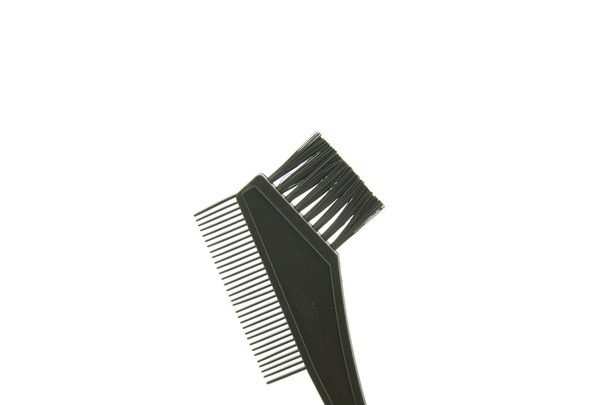 Cosmetics paintbrush with comb - Foto, Bild