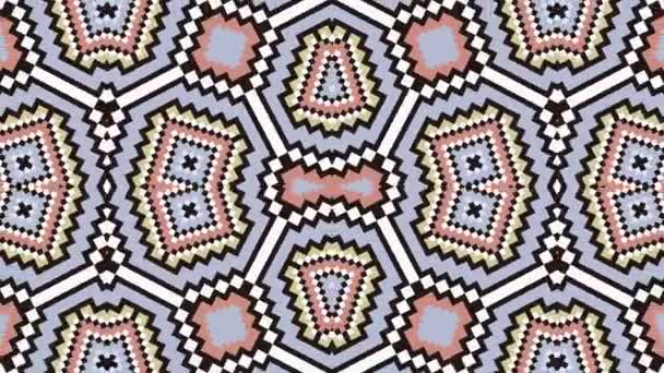 Caleidoscopio secuencia de bucle sin costura mandala patrones abstractos multicolor movimiento gráficos fondo. Ideal para yoga, clubes, espectáculos
 - Imágenes, Vídeo