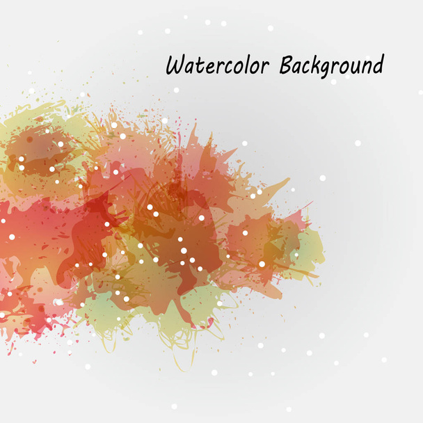 Watercolor splashes - ベクター画像