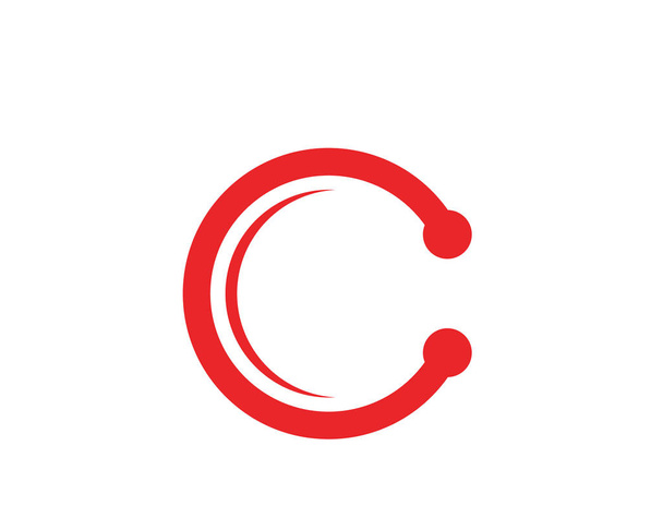 C λογότυπο επιστολή πρότυπο σχεδιασμού διάνυσμα - Διάνυσμα, εικόνα