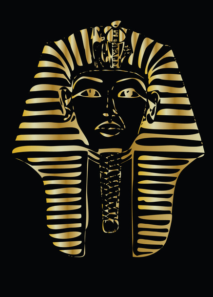 Goldener Pharao - Vektor, Bild