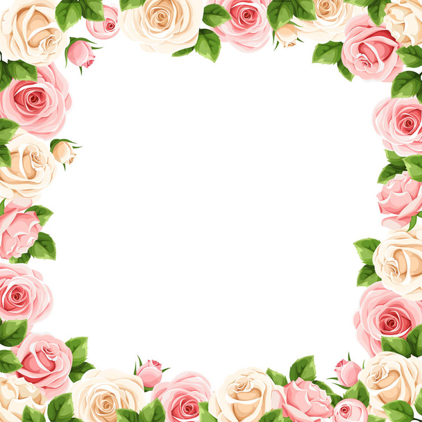 roses_frame_17_ai10 - Vetor, Imagem