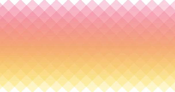 Abstract colorful elegant gradient overlapping diamond geometry transition background - Footage, Video