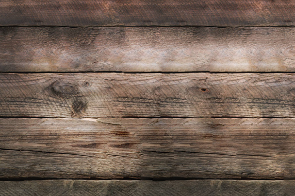 Old abstract wooden background. Vintage rustic texture, wallpaper. Blackboard. Top view, copy space. Banner - Foto, immagini