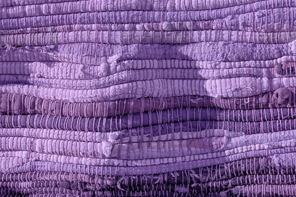 超紫色の高詳細な織物の質感を背景として、ウェブサイトやモバイルデバイス用のファブリック表面 - 写真・画像