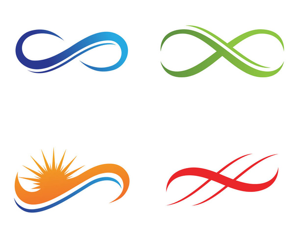 infinité logo et symbole icône modèle app ,, - Vecteur, image