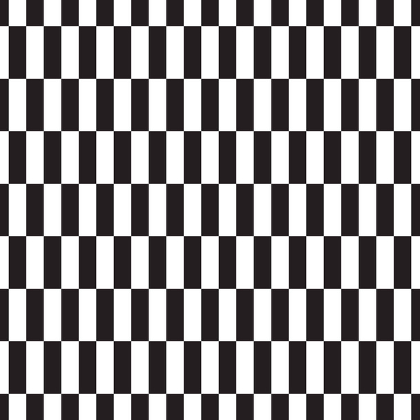 Seamless stretched rectangular check pattern background - Vector, Image