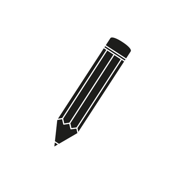 Crayon icône de l'école noire
 - Vecteur, image