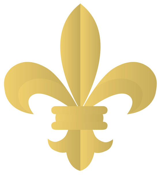 Fleur-de-lis vintage symbols set Royalty Free Vector Image