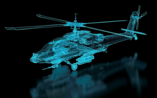 Malla de helicóptero
 - Foto, Imagen