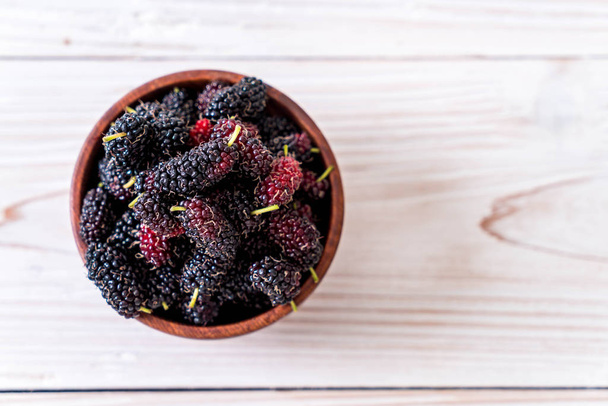 fresh mulberry bowl - Фото, изображение