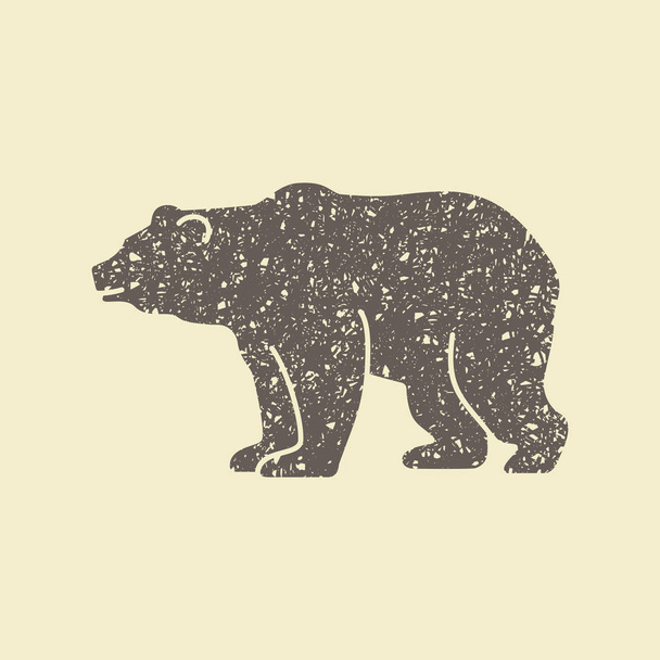 Bear symbol - vector illustration - Vector, Image