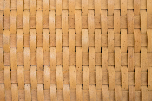 Thai handcraft of bamboo weave pattern. - Photo, Image