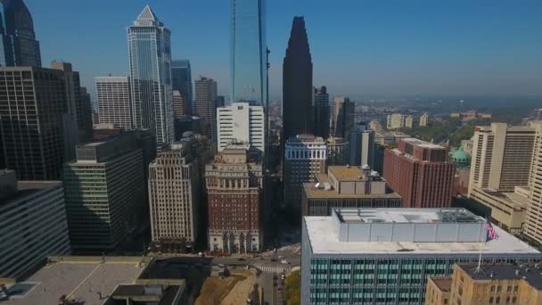 Vidéo aérienne du centre-ville de Philadelphie en Pennsylvanie
. - Séquence, vidéo