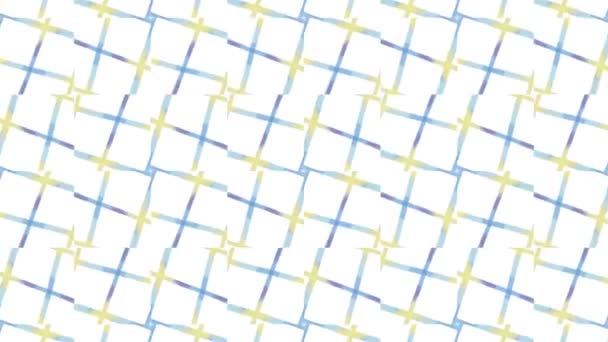 Kaleidoskop nahtlose Schleifensequenz Mandala-Muster abstrakte mehrfarbige Bewegungsgrafik Hintergrund. ideal für Yoga, Clubs, Shows - Filmmaterial, Video