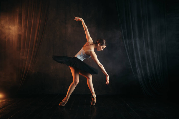 bailarina elegante y hermosa bailando en clase de ballet
 - Foto, imagen