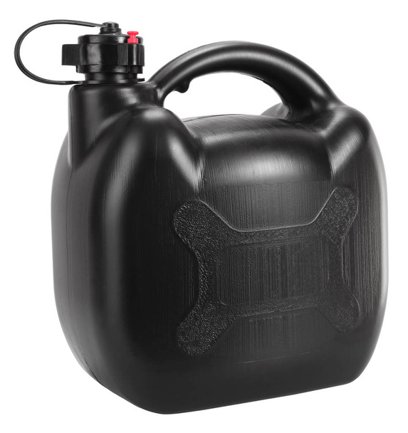 Bote negro para gasolina
 - Foto, imagen