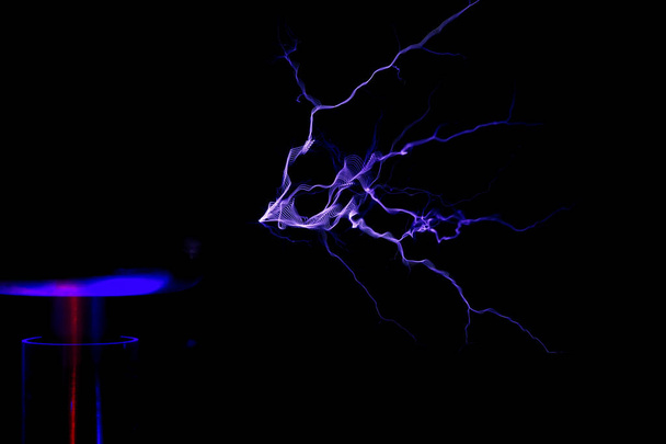 Electrostatic Discharge of Tesla Coil                                - Photo, Image