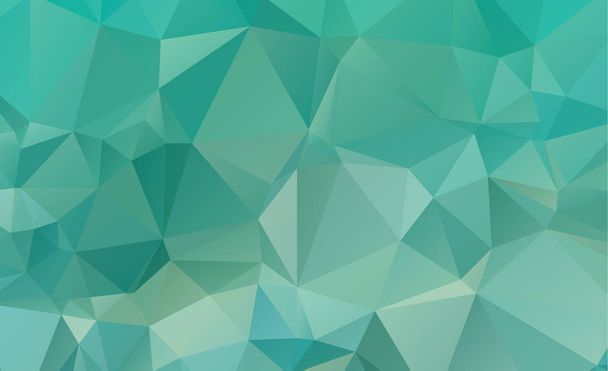 olygonal abstract background consisting of triangles blue color  - Вектор, зображення