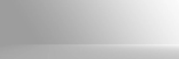 Студійний фон - Анотація Яскрава розкіш сірого Градієнт горизонтальний фон стіни кімнати студії
. - Фото, зображення