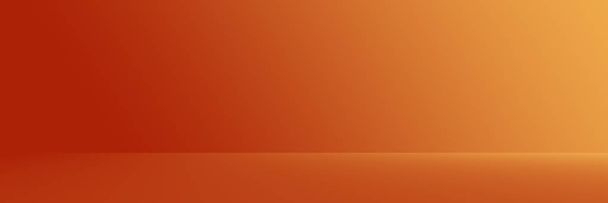 Studio Tausta - Tiivistelmä Kirkas ylellisyyttä oranssi Gradient vaakasuora studio huoneen seinään tausta näyttää tuotteen mainoksen verkkosivuilla malli
. - Valokuva, kuva