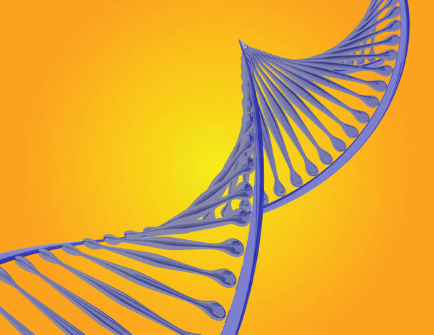 Concept d'ADN 3d. scince concept. Illustration en 3D
 - Photo, image