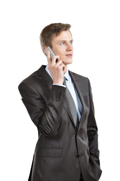 Businessman with mobile phone - Photo, image