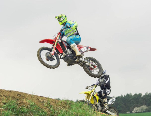 Extreme sport motocross competition - Valokuva, kuva