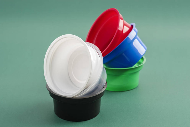 plastic containers for food liquids - Photo, Image