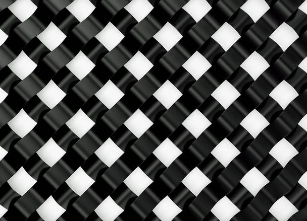 Fondo geométrico abstracto en blanco y negro. Renderizado 3D
 - Foto, imagen
