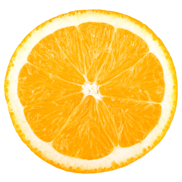 Recogida de alimentos macro - Rebanada de naranja
 - Foto, imagen