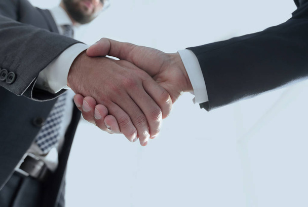 Two  business men going to make handshake - Photo, Image