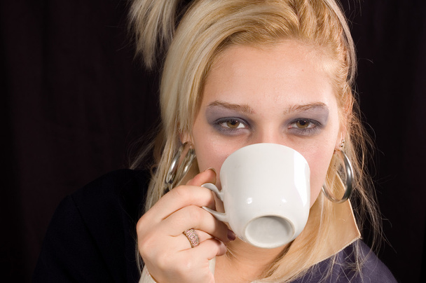 Drinking coffee - Foto, Imagem