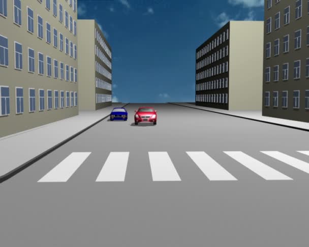 Road situation 3D - Materiaali, video