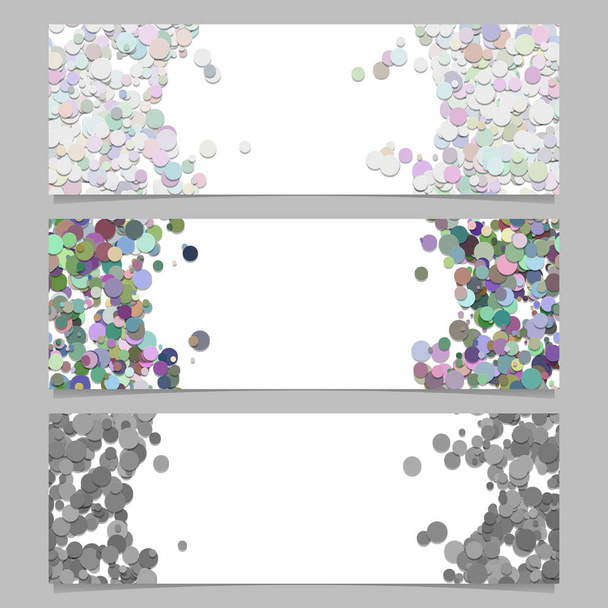Modèle de bannière abstraite avec des points colorés
 - Vecteur, image