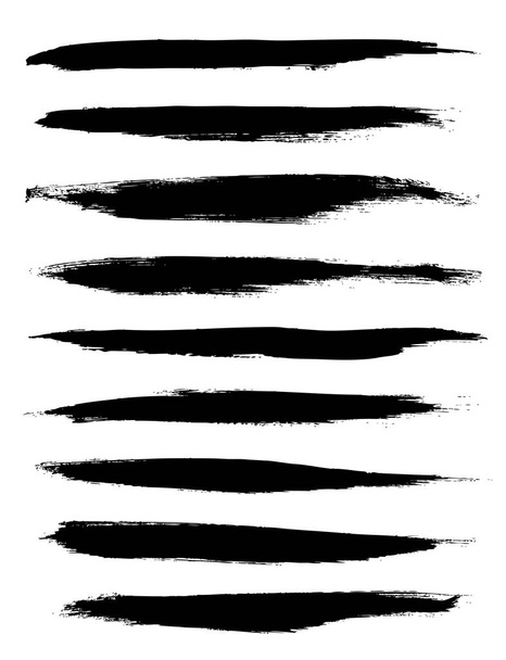 handgezeichnete horizontale Streifen Muster Hintergrund - Vektor, Bild