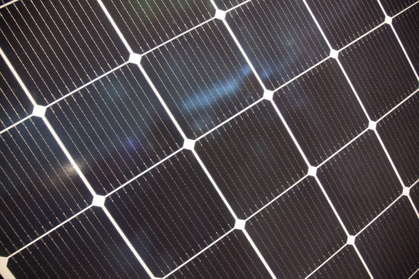 Grote zonnepanelen closeup. - Foto, afbeelding