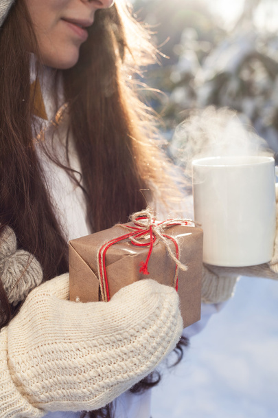 winter tea - Zdjęcie, obraz
