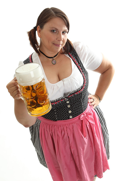 Bavarian Waitress - Valokuva, kuva