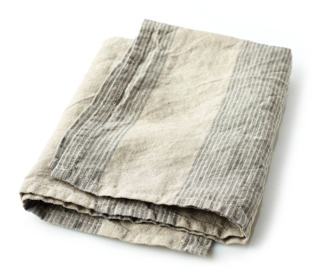 gevouwen linnen servet - Foto, afbeelding