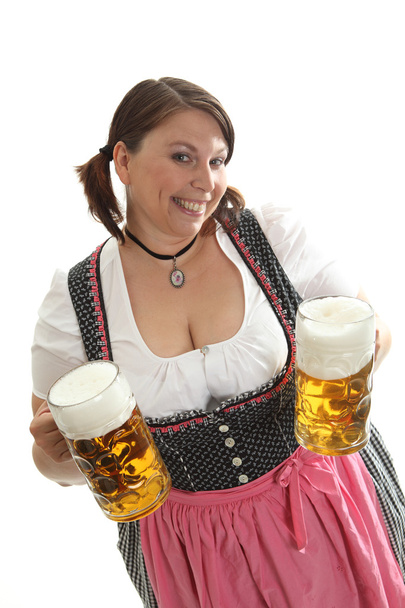 Bavarian Waitress - Fotoğraf, Görsel