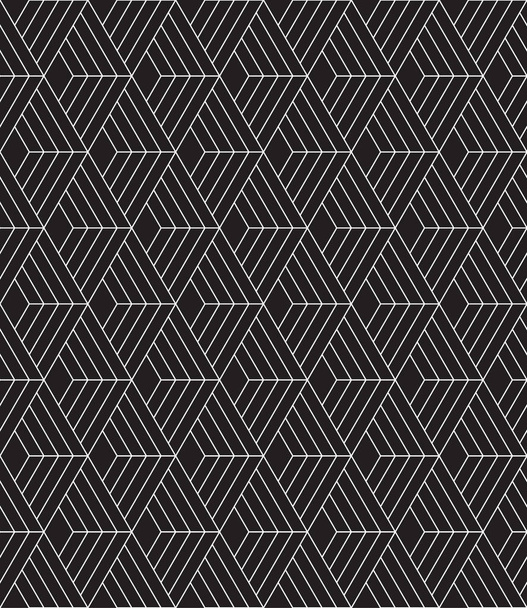 seamless monochrome geometric pattern. - Vector, Imagen